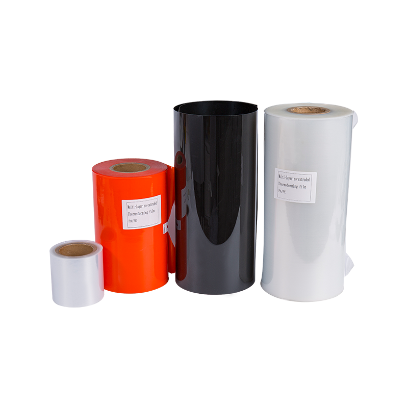 7-11 straturi de film de termoformare cu barieră generală PA/PE 7-11 straturi de film de termoformare cu barieră generală PA/PE