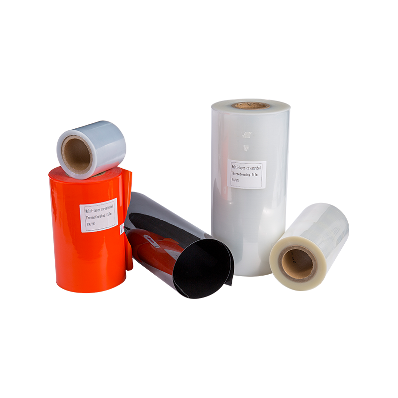 7-11 straturi de film de termoformare cu barieră generală PA/PE 7-11 straturi de film de termoformare cu barieră generală PA/PE