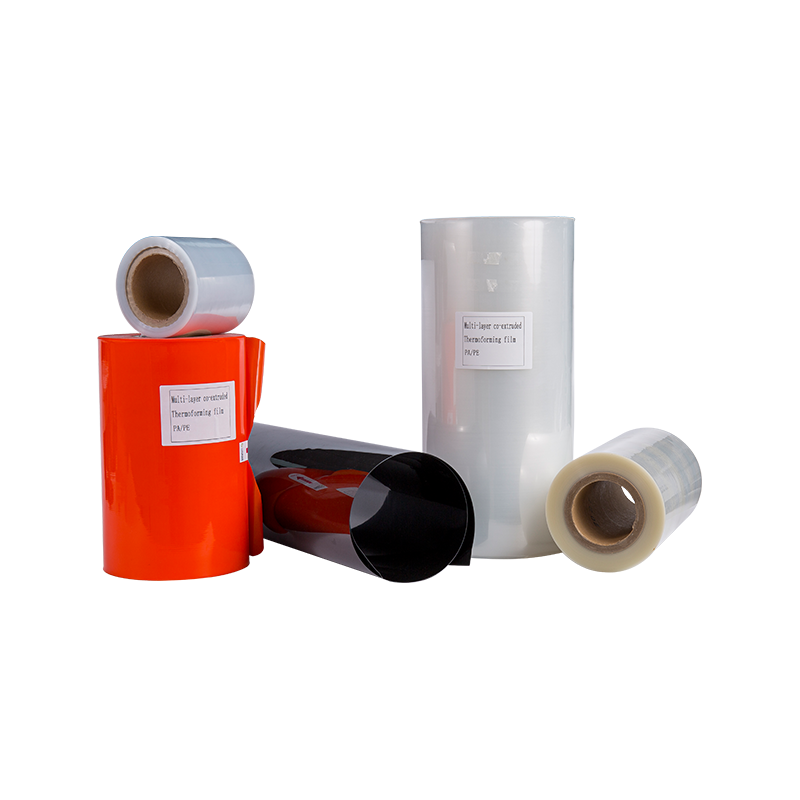 7-11 straturi de film de termoformare cu barieră generală PA/PE 7-11 straturi de film de termoformare cu barieră generală PA/PE