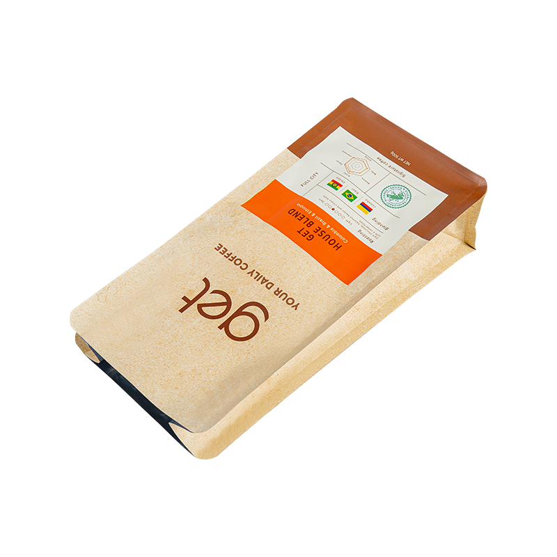 Pungă de cafea cu sigiliu cu opt laturi de 250 g-1 kg Pungă de cafea cu sigiliu cu opt laturi de 250 g-1 kg