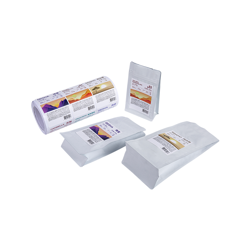 Pungă de ambalare pentru cafea de 250 g, 500 g, 1 kg cu etichetă autocolantă Pungă de ambalare pentru cafea de 250 g, 500 g, 1 kg cu etichetă autocolantă