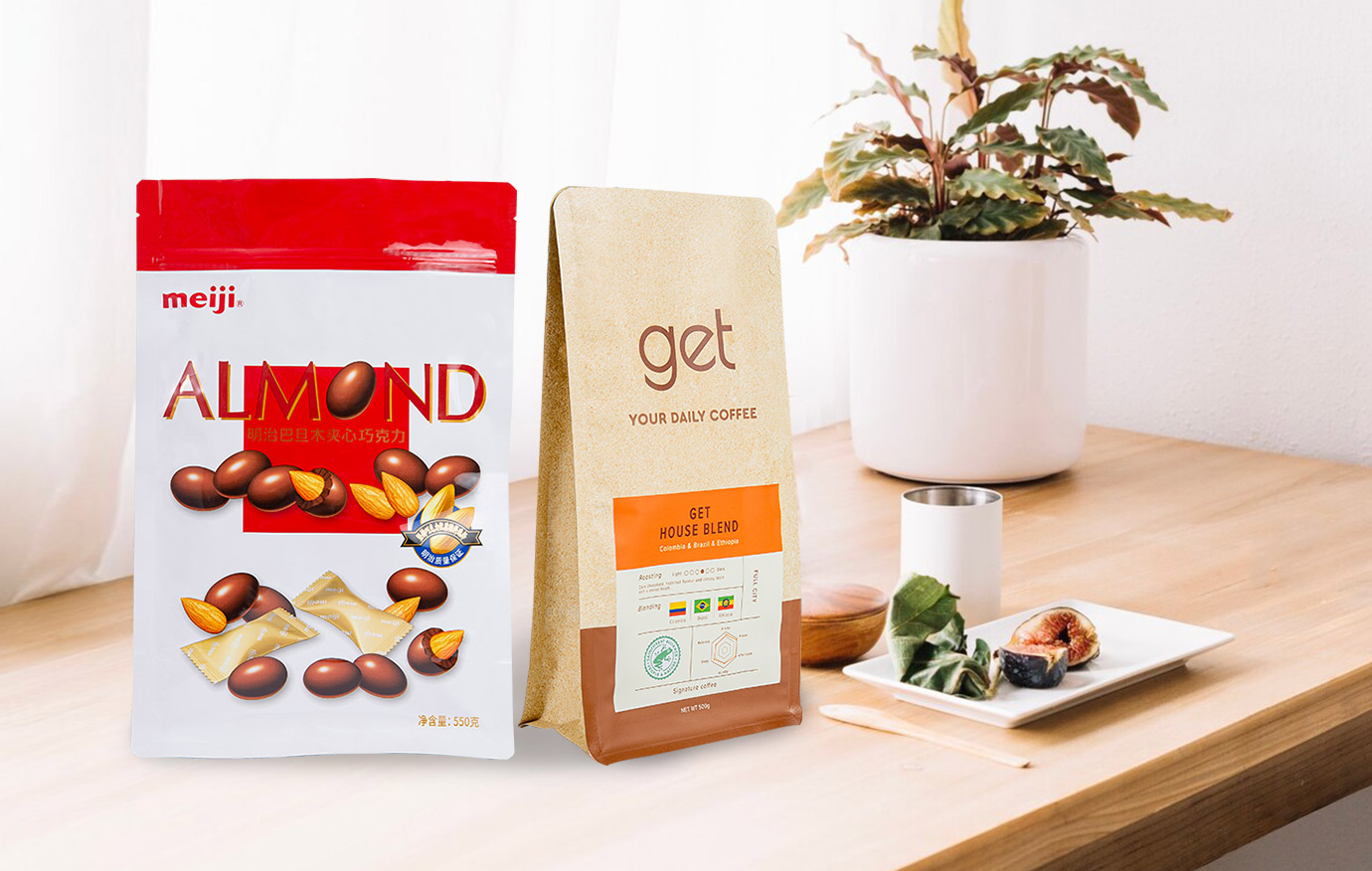 Pungă sigilată cu opt laturi