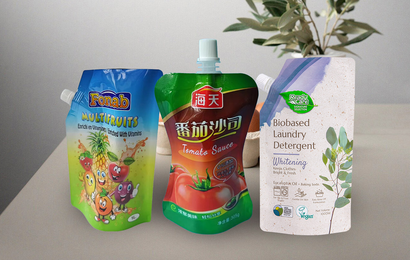 Husă cu gura de scurgere