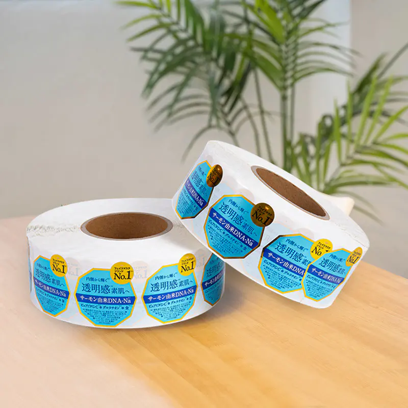 Etichetă auto-adezivă pentru pungi de cafea, adezive puternice, rezistente la frecare